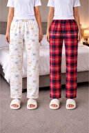 Duck Pattern and Red Plaid