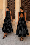 Black  Polka Dot