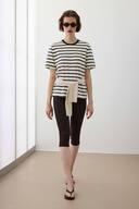 Coffee Ecru Striped