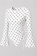 White Polka Dot
