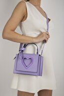 Gez çanta Love Kadın Kalpli Mıknatıs Kapaklı Ayarlanabilir Omuz Askılı Çanta