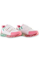 AYN-Shoes Çocuk Anatomik Taban Pembe Beyaz Suyeşili Günlük Spor Ayakkabı