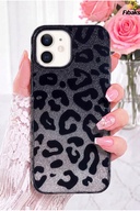 Glitter Leopard Black