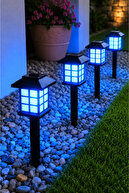 2 BLUE LED SOLAR LIGHTING
