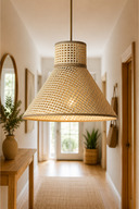 CREAM CONICAL SINGLE RATTAN