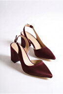 Claret Red Satin