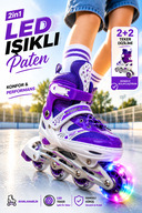 Purple, White