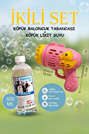 Pink Duck Bubble and 500 ML Liquid Water