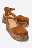 Tan suede