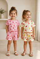 Pink-Ecru Two Pieces