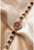 Gold & Claret Red