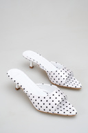White Polka Dot
