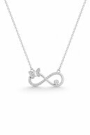 Diamond Mounted Infinity Butterfly