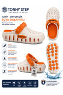 Ecru/orange