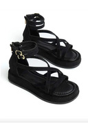 Black suede