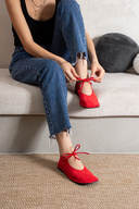 RED SUEDE