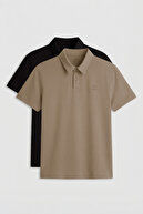 Black-Dark beige
