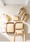 Beige Herringbone