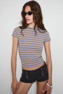 Blue/Brown Striped