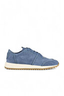 Blue Denim Suede
