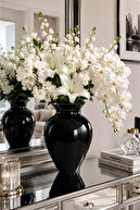 Black Laurel Vase