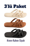 Cream-Brown-Black