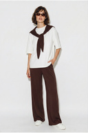 Brown, White
