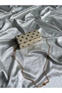Cream Gold Polka Dot