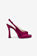 Claret Red Satin