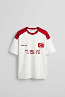 Ecru/Red