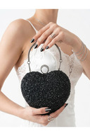 Black crystal HEART ABIYE