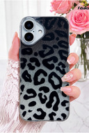 Glitter Leopard Black