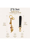 Charm with Cat + Grab Handle with Hook