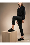 Black suede