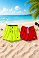 Multicolor yellow-red