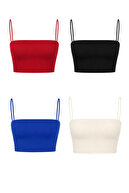 Black, Blue, Red, Off-White