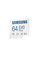 Samsung Evo Plus Microsd Hafıza Kartı 64 GB-MC64KA/TR - 130 MB/SN