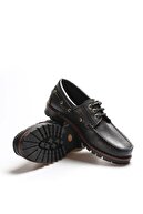 Fast Step Hakiki Deri Siyah Erkek Loafer Ayakkabı 640xa1201