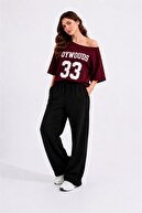 Claret red+black