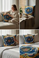 Mustard-Blue-White