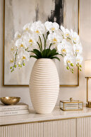 PEARL 26 CM UNGLAZED VASE