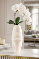PEARL CREAM UNGLAZED LARGE 40 CM