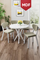 Table White Chairs Cream
