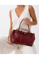 BURGUNDY LEATHER