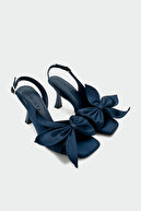 navy blue satin