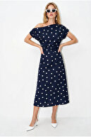 Navy blue-Ecru
