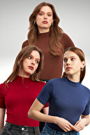 Bitter Brown Navy Blue Claret Red