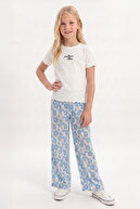 Blue-White Flowery