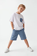 Indigo with pocket