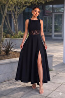 Black Waist Lace Detail